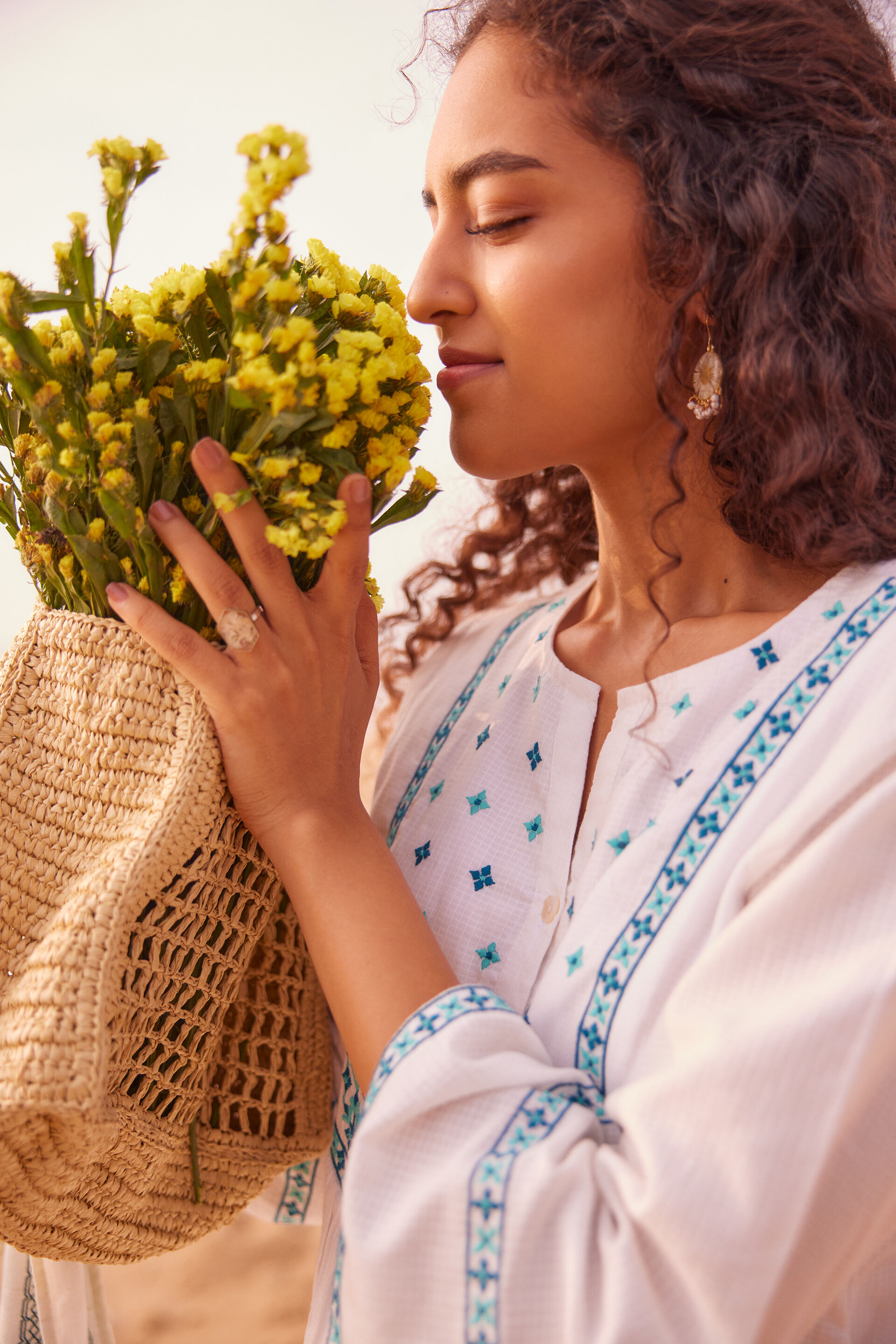 Nirala Noor Top, White, image 5